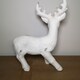 image 3 of 52cm Snow Effect Standing Pot Reindeer Christmas Ornament