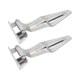 image 1 of 2 Pack 12" Stainless Steel Door Gate Strap Hinge Industrial Quality Heavy Duty Silver