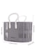 image 7 of Living and Home Foldable Plastic Laundry Basket, Grey | Grey