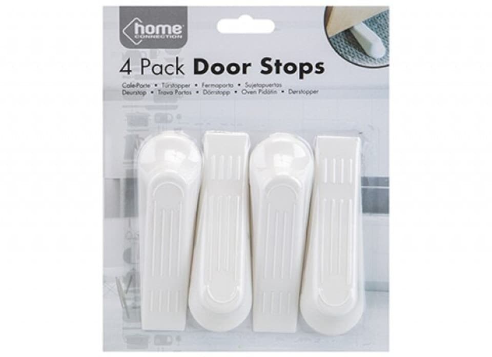 image 1 of Pack of 4 White Door Stops