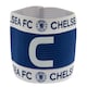 image 1 of Chelsea FC Captains Armband | White | White/Blue | One Size | 1