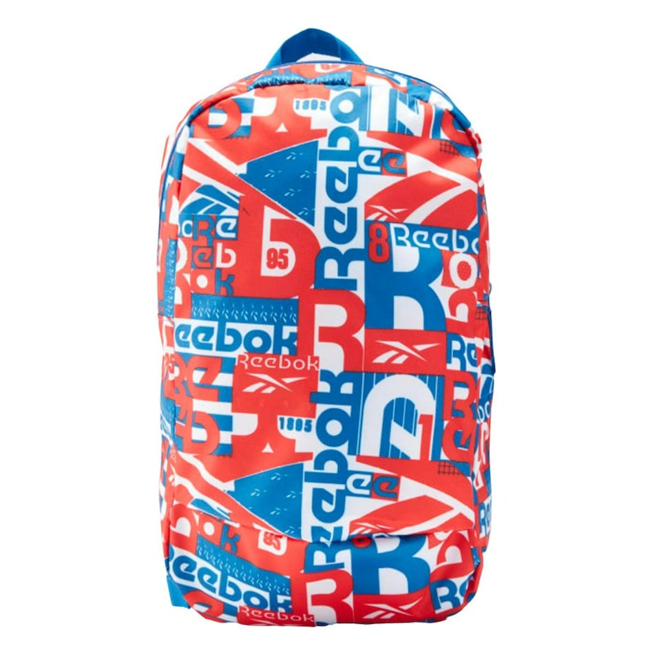 image 1 of Reebok Childrens/Kids Graphic Print Backpack - Orange/Blue - One Size