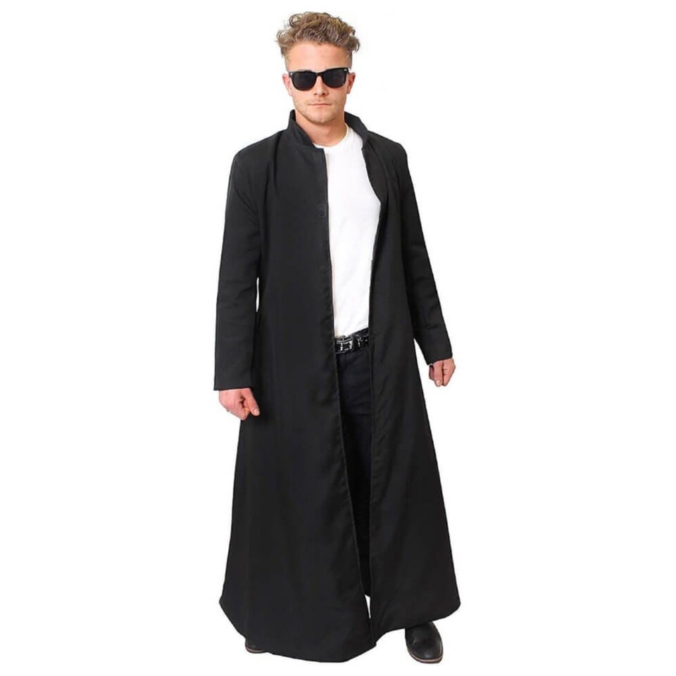 image 1 of Black Duster Jacket Black | XL