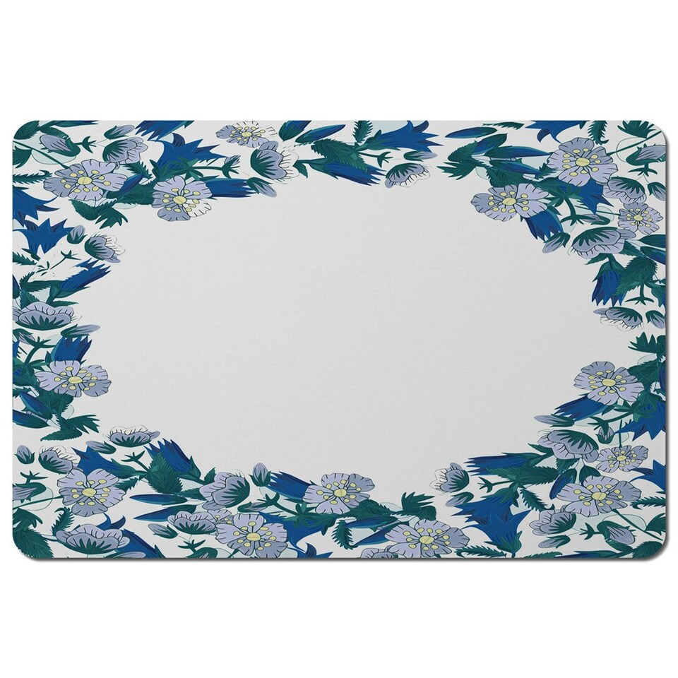 Winter Blue Flowers (Placemat)