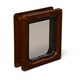 image 5 of Cat Mate Lockable Cat Flap with Door Liner to 50mm Brown (2 inches) (234B)