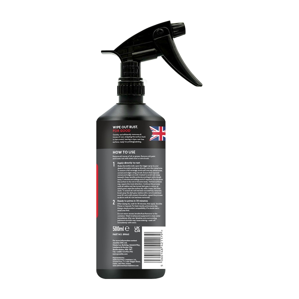 image 1 of Jenolite Trigger Spray Liquid Rust Remover - 500ml