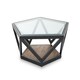 image 1 of Interiors by Premier Pentagon Coffee Table Black