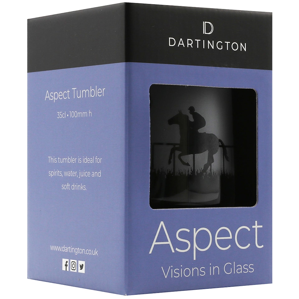 image 1 of Dartington Aspect Horse Racing Tumbler