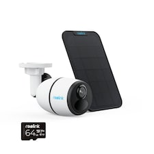 Reolink Advantage Series G330 2K Battery 4G LTE Outdoor Security Camera with Solar Panel + 64GB