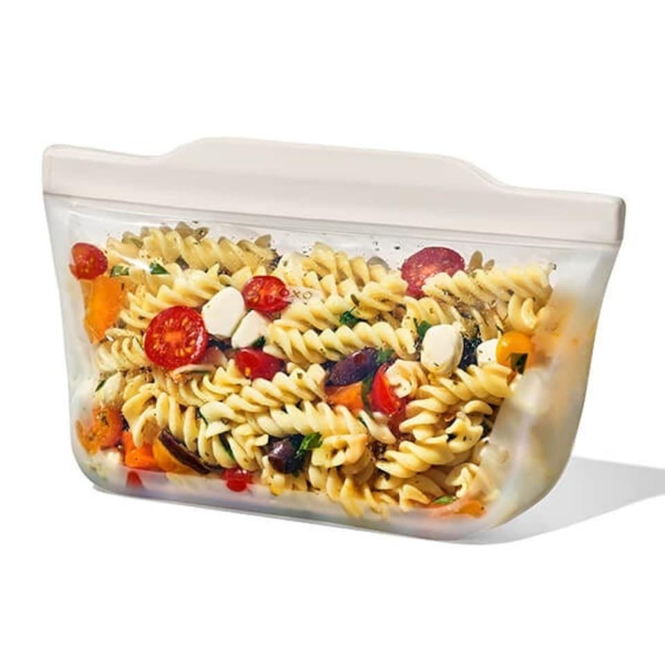 image 1 of OXO Good Grips Silicone 946ml Oat Stand-Up Quart Reusable Bag
