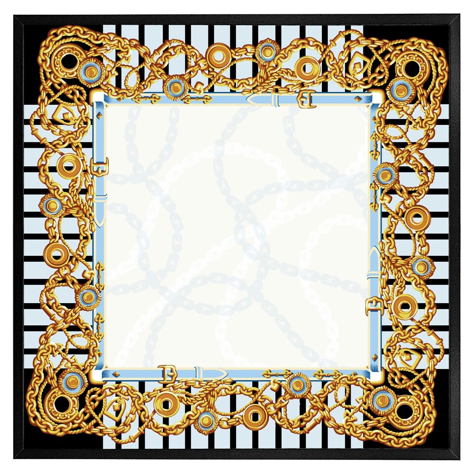 image 1 of Golden chains (Picture Frame) Black | XL