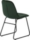 image 6 of Pair of Lukas Velvet Dining Chairs | Green | Emerald Green | 2