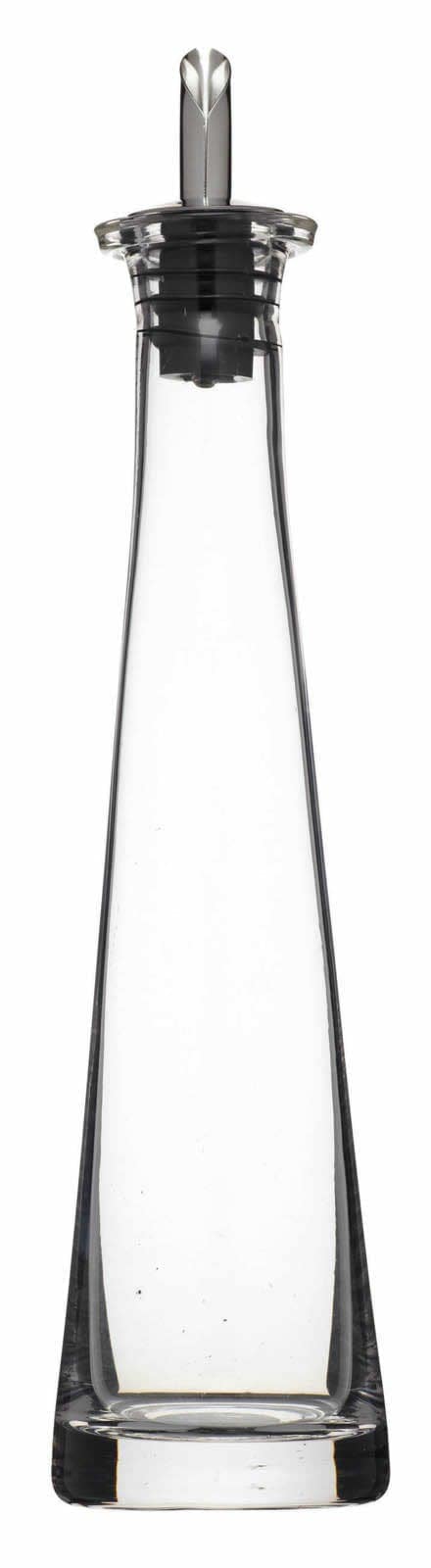 KitchenCraft Italian Pyramid Glass Oil Bottle - 200ml in Clear