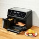 image 3 of Haden 12L Dual Air Fryer -  2400W Large Capacity Air Fryer with Dual Baskets, 10 One-Touch Cooking Functions, Sync Finish, Adjustable Timer and Temperature