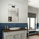 image 3 of CGC RUBY Black Curved IP44 Bathroom Mirror Wall Light 8W Black