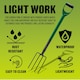 image 7 of Garden Border Digging Fork Gardening Tool 4 Tooth Handle Heavy Duty