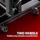 image 7 of SPORTNOW Exercise Bike, Stationary Bike with Adjustable Magnetic Resistance | Red | Red and Black | 108L x 51W x 104-116H cm