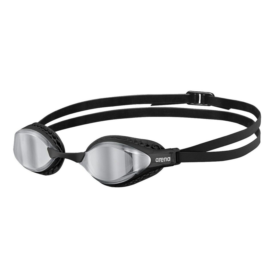 image 1 of Arena Unisex Adult Airspeed Swimming Goggles - Silver/Black - One Size