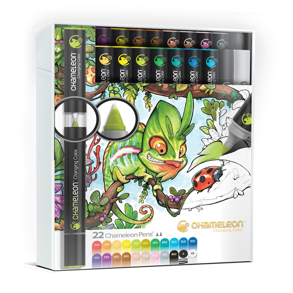 image 1 of Chameleon Color Tones 22 Pen Deluxe Set