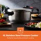 image 3 of GEEPAS 4L Stainless Steel Pressure Cooker