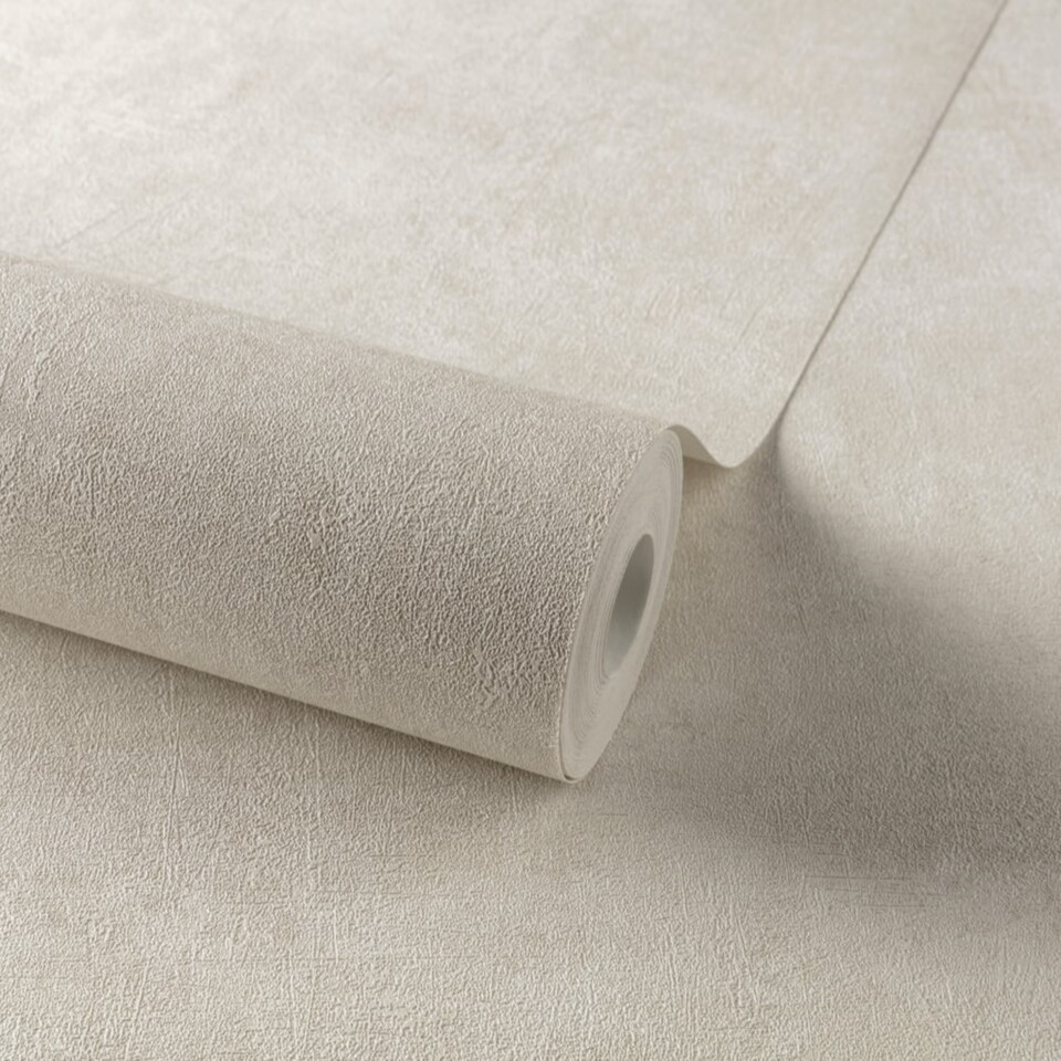 image 1 of Grandeco Annabella Distressed Plaster Textured Wallpaper, Neutral | Brown | Neutral | 5.32