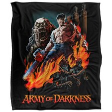Army Of Darkness Painted Evil Blanket - Multicoloured - One Size
