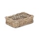 image 6 of Large Shallow Kubu Grey Rattan Rectangular Basket | Grey | Grey