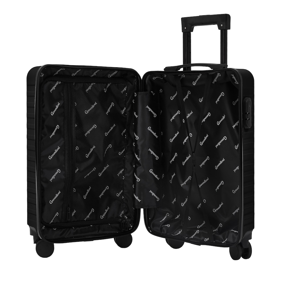 image 1 of Ezy Flo 20 Inch Cabin Hard Shell Suitcase Carry On Spinner Travel Luggage with Hook