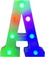 image 6 of Battery Operated RGB Letter   With Remote Control Letter A