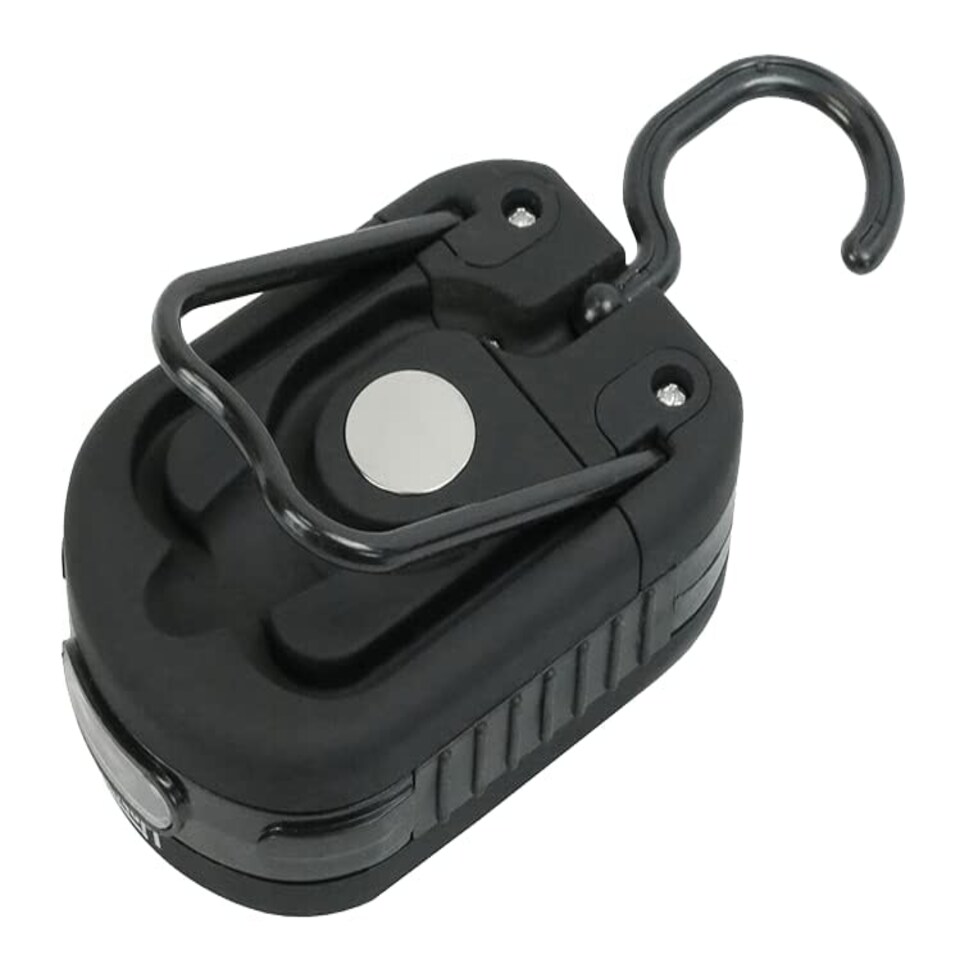 image 1 of Lighthouse Torches L/H200LAMP 3 Function LED Lamp With Magnet and Hook - 200Lm - 3xAAA Batteries Included, Black Or Yellow, 95 x 65 x 35mm