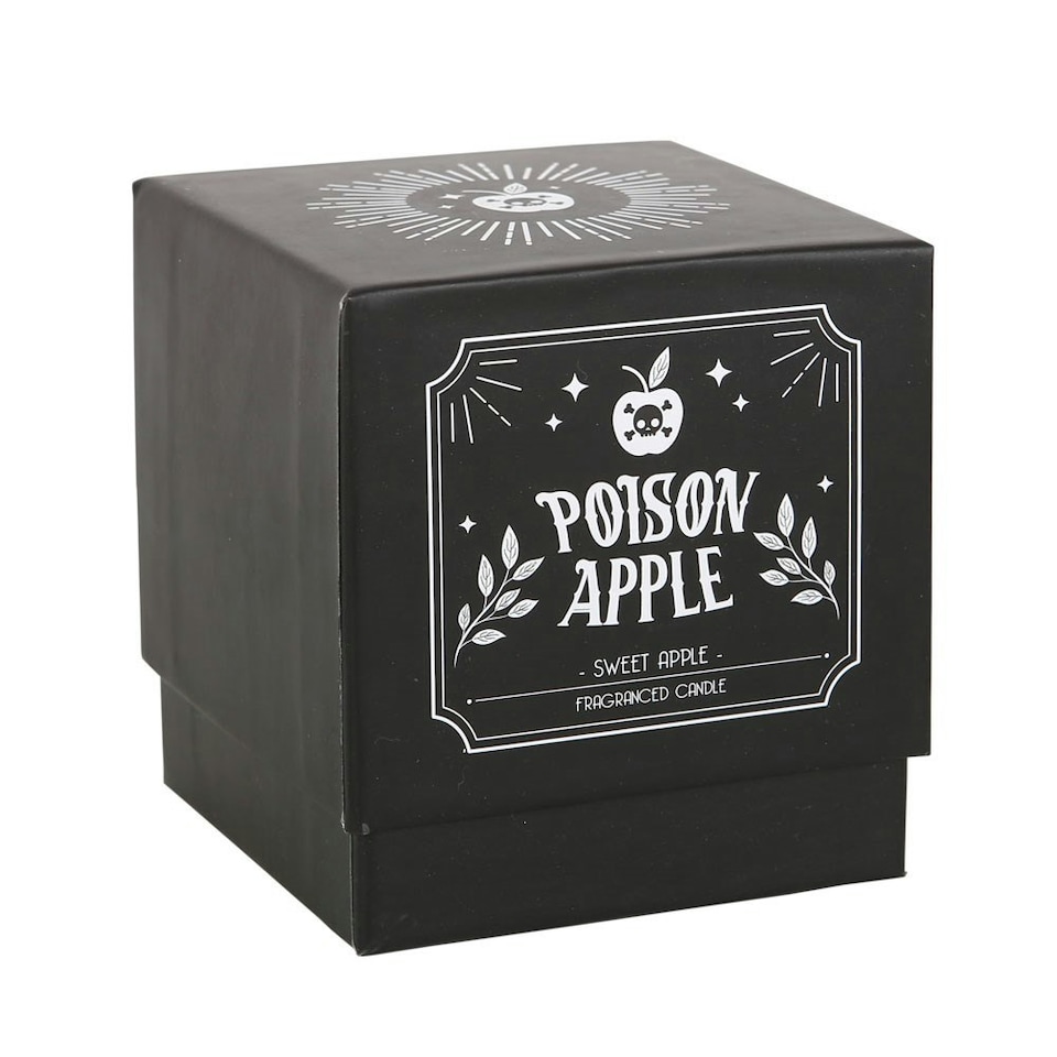 image 1 of Something Different Poison Apple Sweet Apple Scented Candle - White - One Size