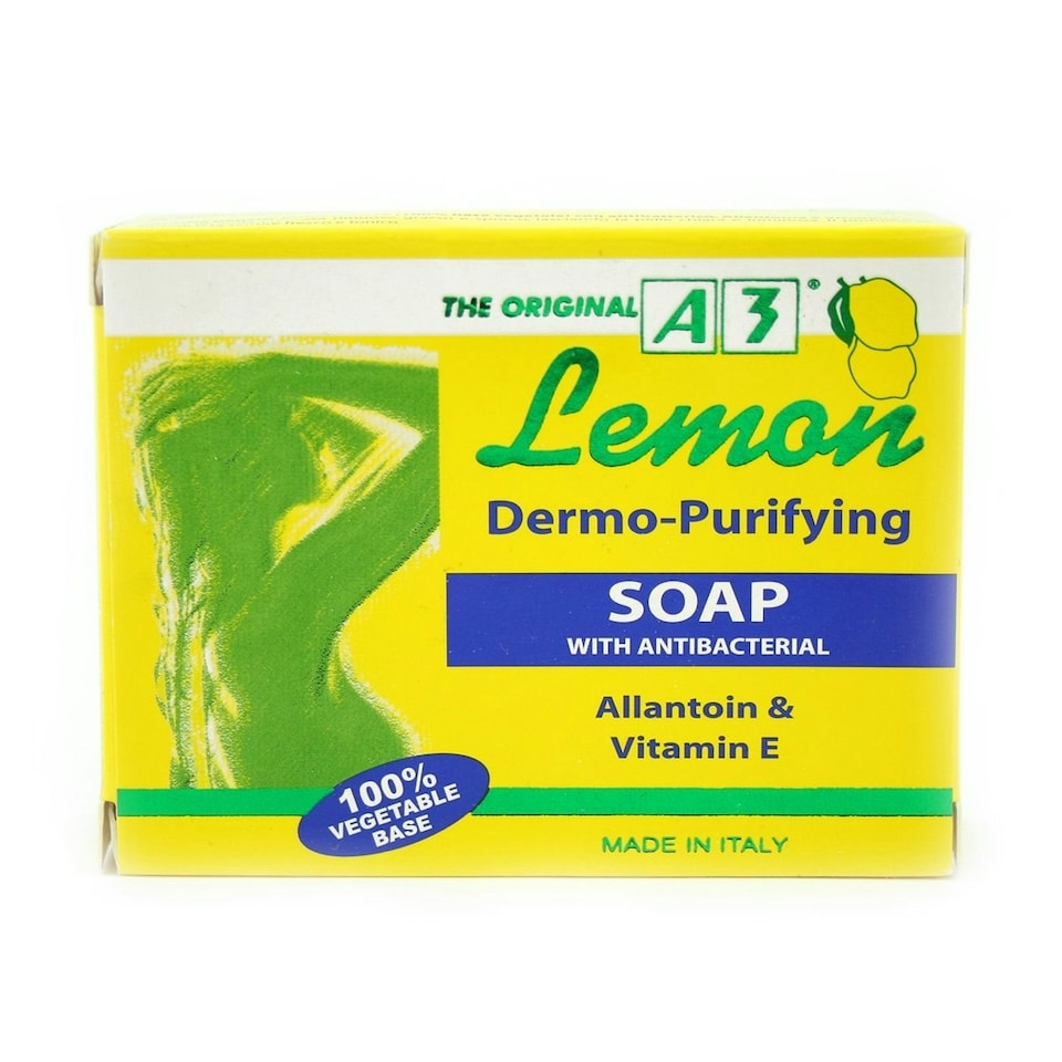 image 1 of A3 Lemon Dermo Purifying Soap with Anti-Bacterial Allantoin & Vitamin E