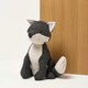 image 5 of Homescapes Fox Door Stop - Set of 2 - Animal Door Stops