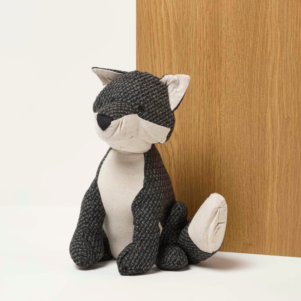 image 1 of Homescapes Fox Door Stop - Set of 2 - Animal Door Stops