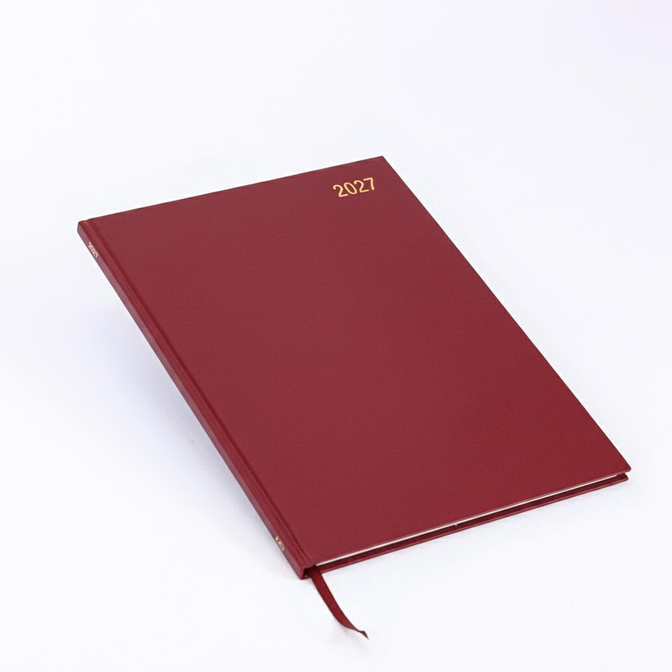 image 1 of evelay 2027 Week to View Diary A4 Red