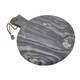 image 2 of Interiors By Premier Grey Marble Round Paddle Serving Board, Durable Natural Stone Board For Kitchen Use