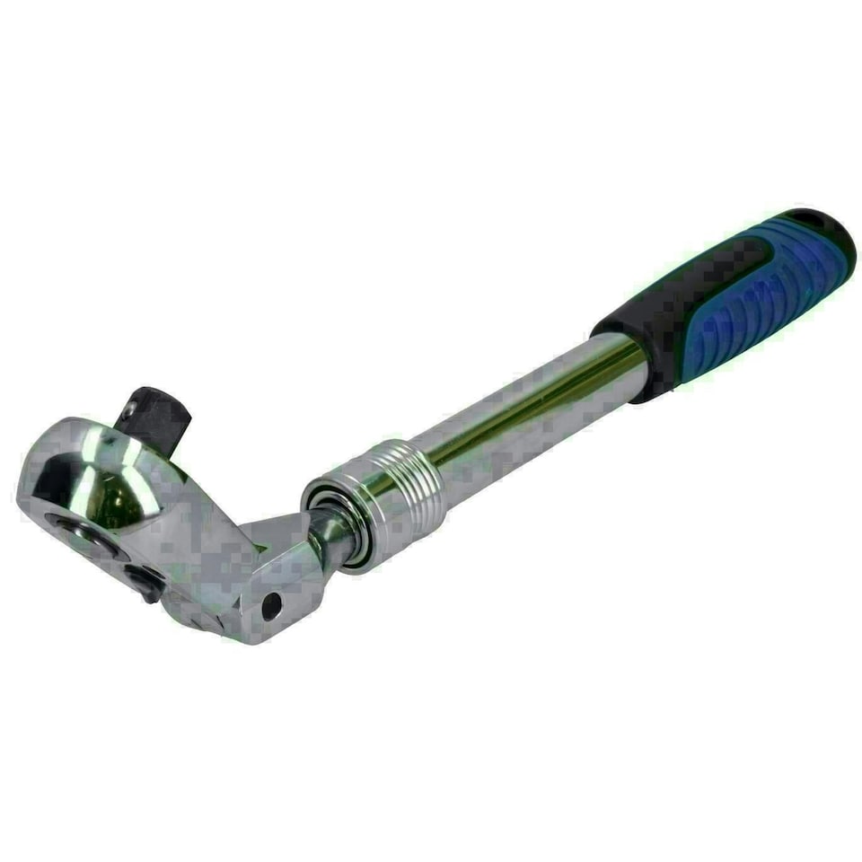 image 1 of 1/2in Drive Telescopic Flexi Head Ratchet 72 Teeth Quick Release 350 - 490mm
