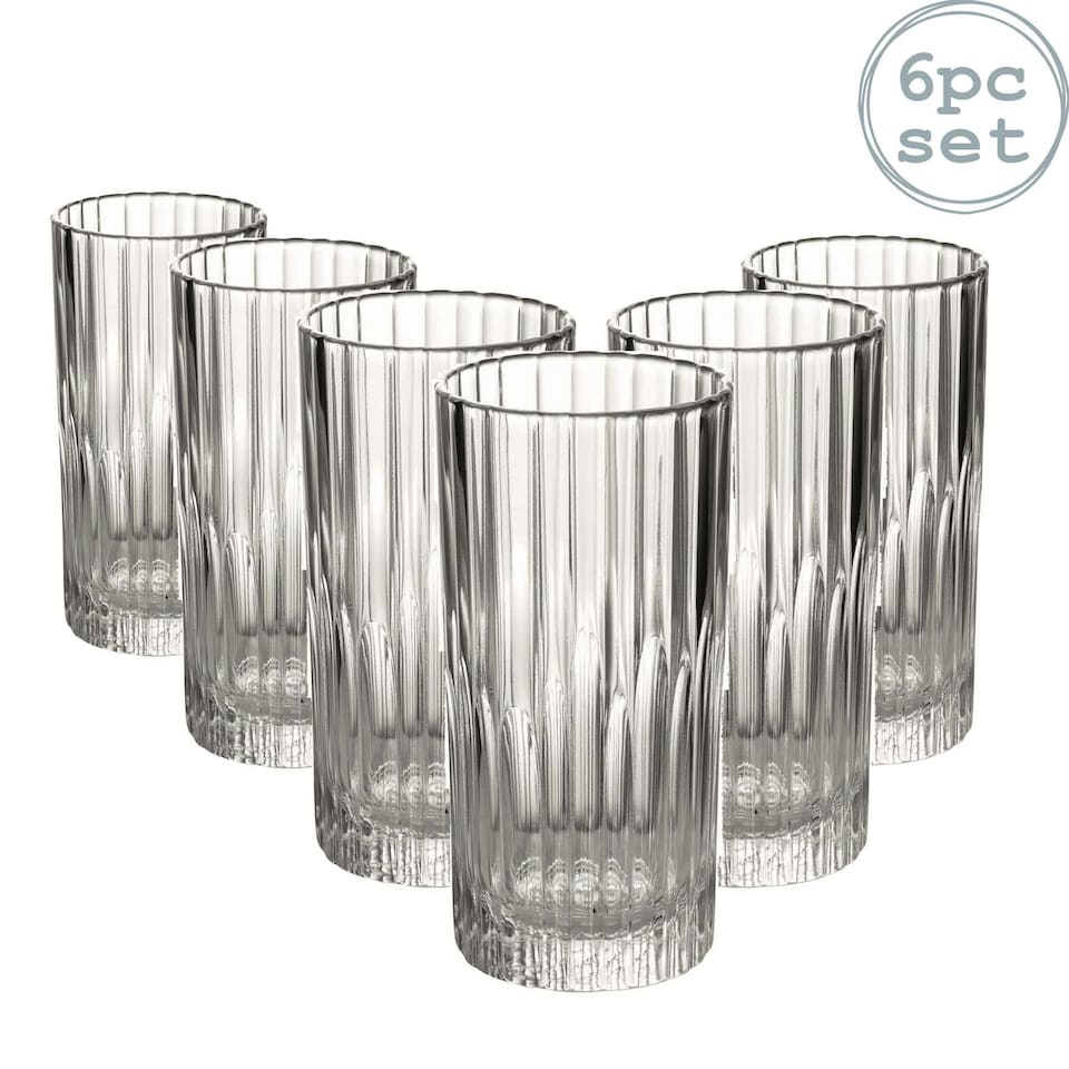image 1 of Duralex Manhattan Vintage Collins Glasses - 305ml - Pack of 6