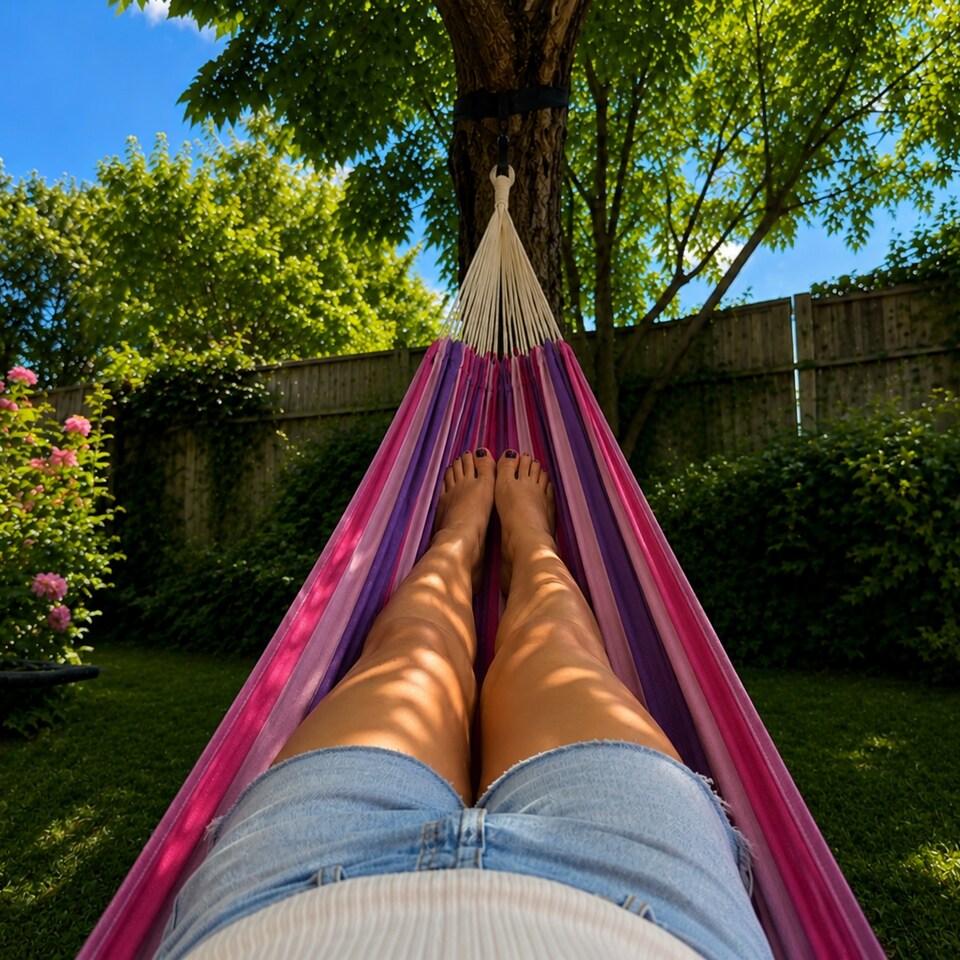image 1 of Tahiti Single Traditional Hammock Candy