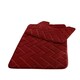 image 1 of Memory Foam BLOCKS Bath Mat Set Red