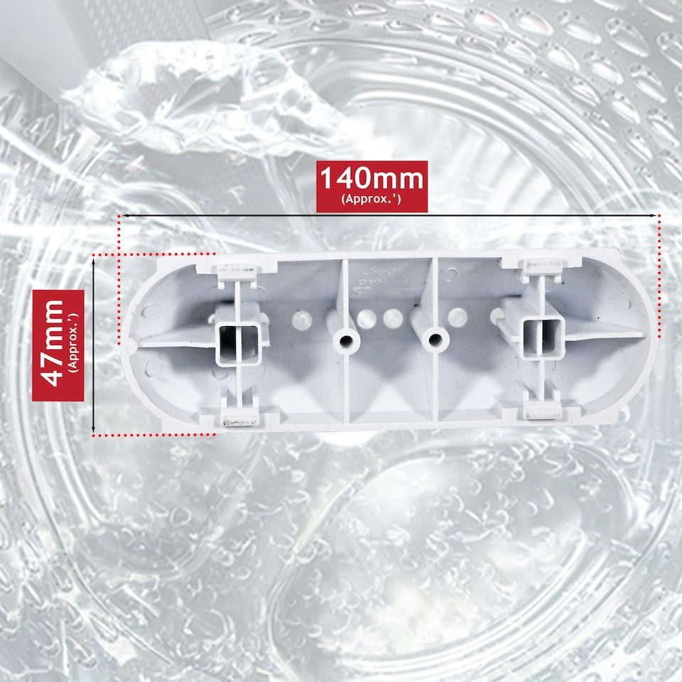 image 1 of SPARES2GO Drum Paddle Lifter for Proline FP610W Washing Machine (Pack of 3)