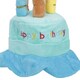 image 3 of Blue Dog Plush Happy Birthday Candle Cake Hat Dog Novelty Hat Birthday Gift