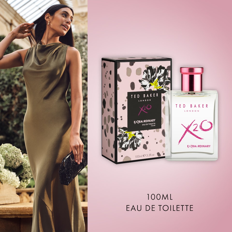 image 1 of Ted Baker X20 Extraordinary Her Eau de Toilette, Fruity Floral 100ml