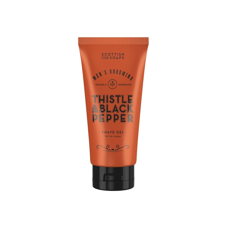 Scottish Fine Soaps Men's Thistle & Black Pepper Shave Gel 150ml