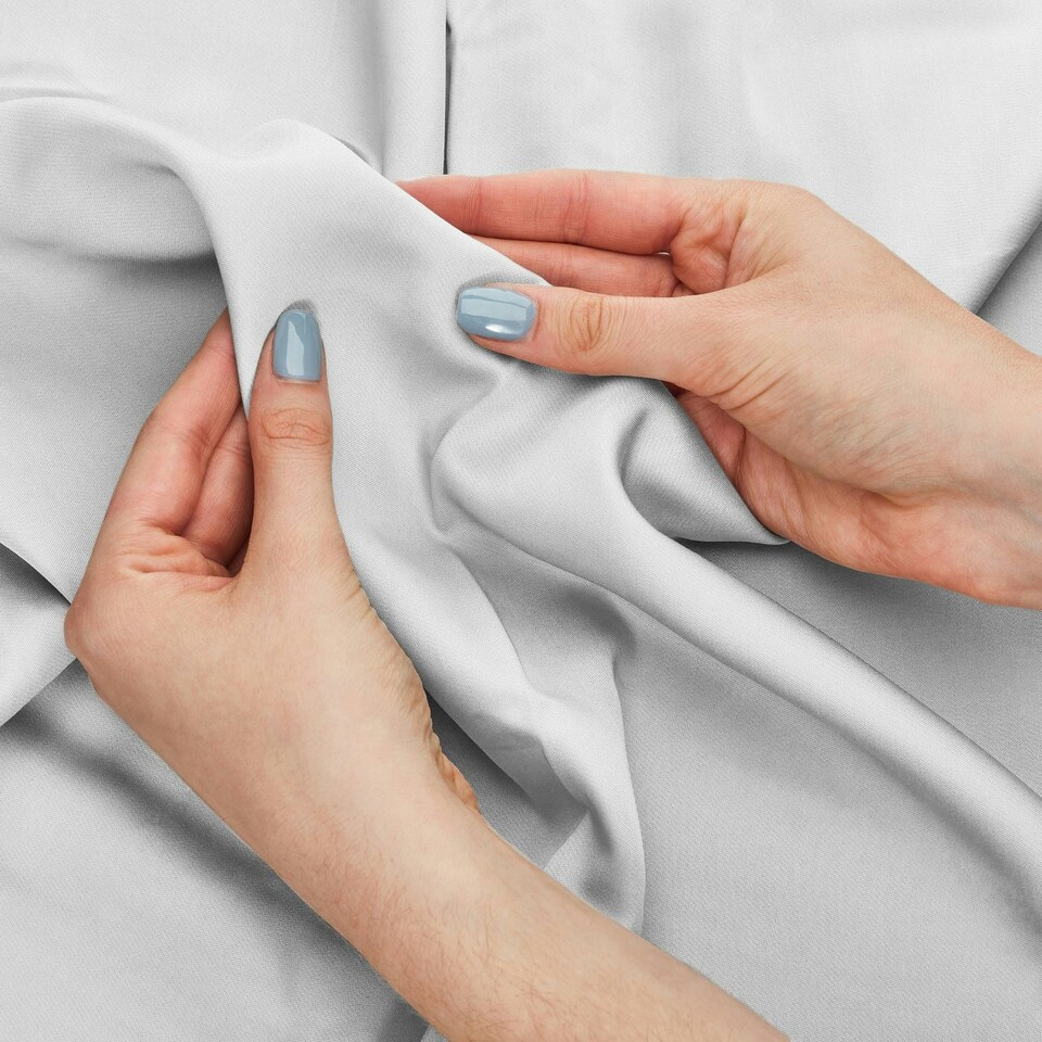 image 1 of Bamboo Silk Pillowcases White | White