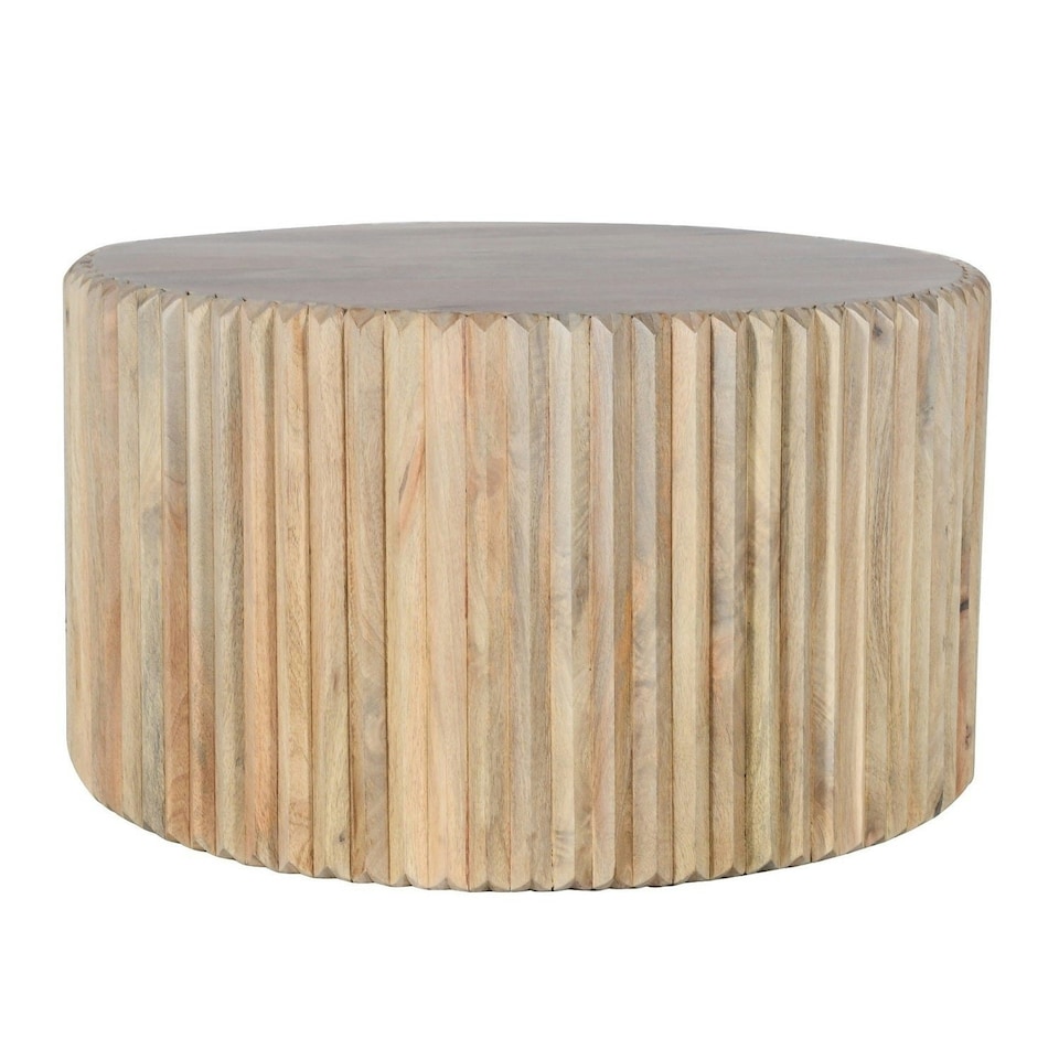 image 1 of Rayne Mango Wood Round Coffee Table