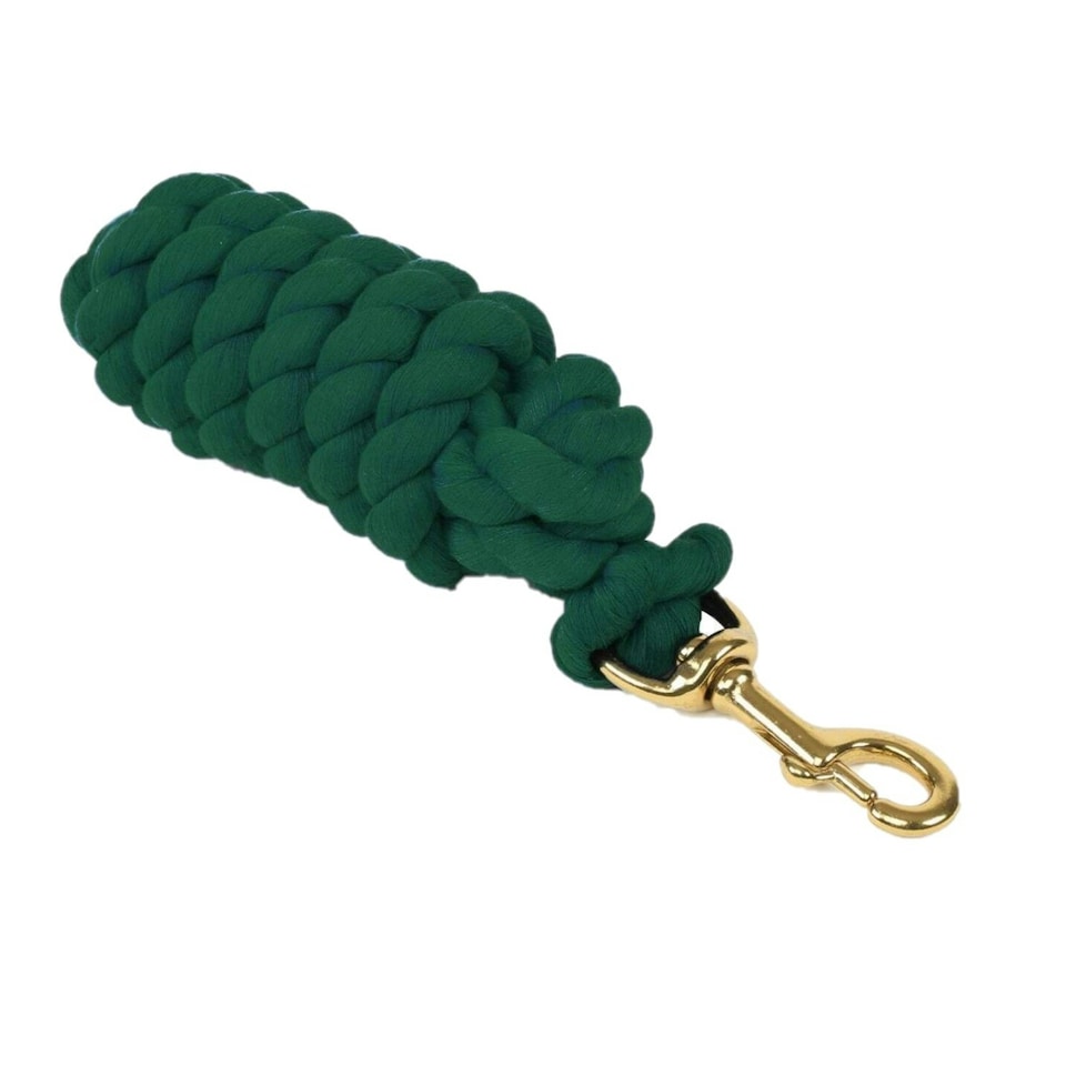 Shires Horse Lead Rope - Bottle Green - One Size