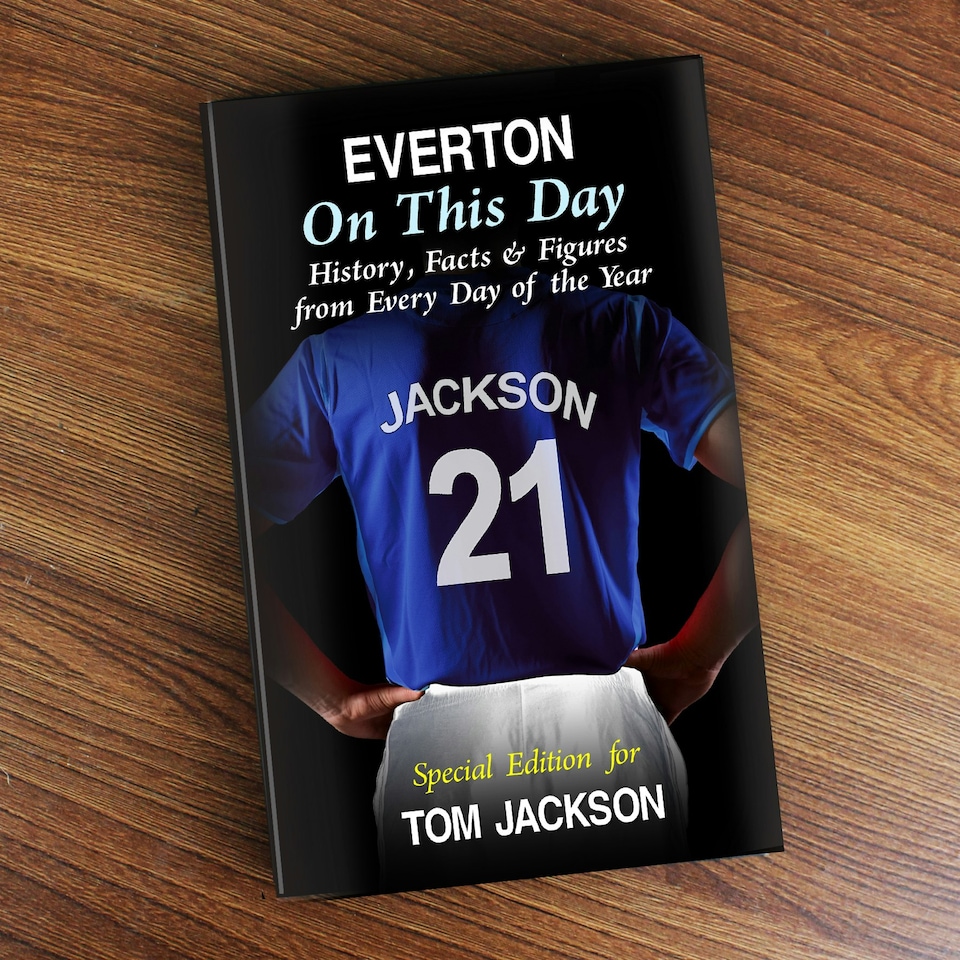 image 1 of Personalised Everton on this Day Book