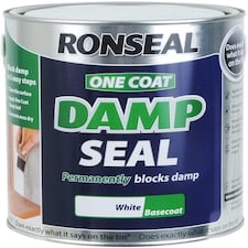RONSEAL ONE COAT DAMP SEAL WHITE 750ML PAINT