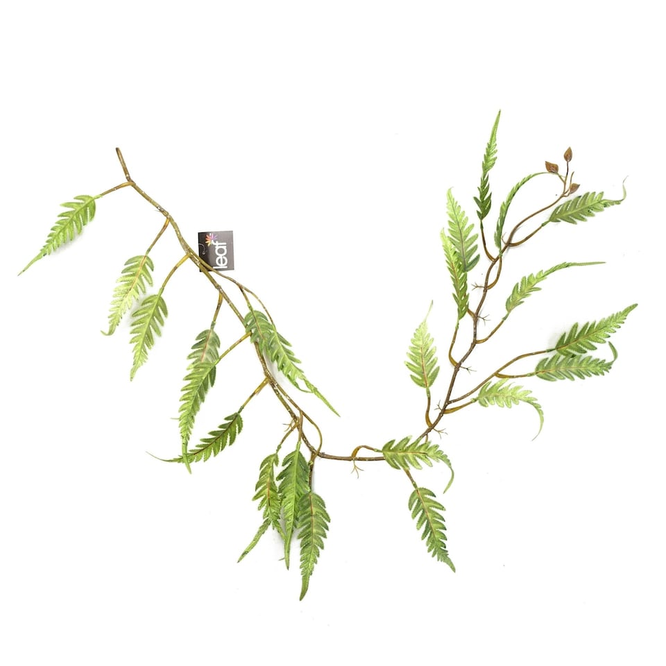 image 1 of 125cm Artificial Trailing Hanging Fern Foliage Plant Realistic